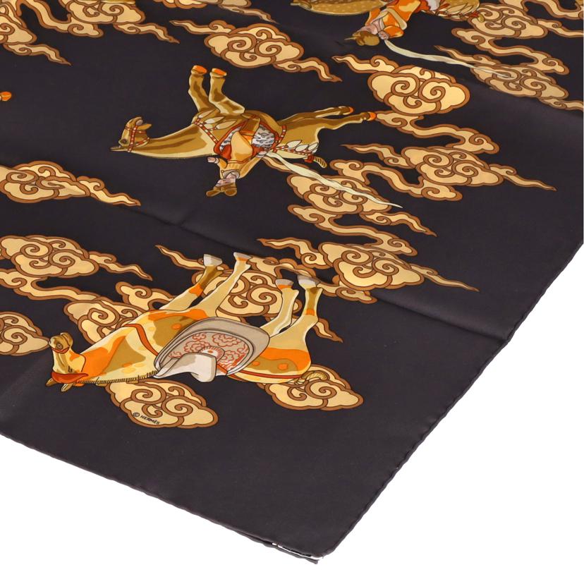 HERMES エルメス/カレ90/Galop Volant//Aランク/94