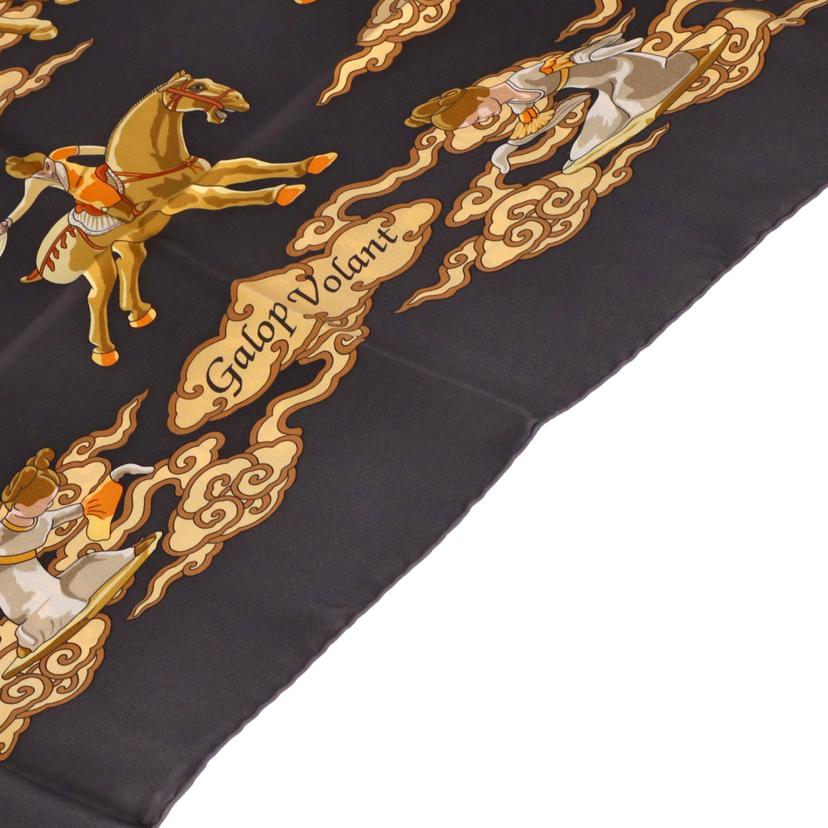 HERMES エルメス/カレ90/Galop Volant//Aランク/94