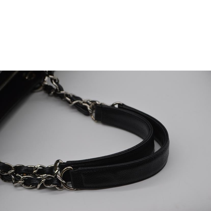 CHANEL シャネル/マトラッセキャビアスキンGSTチェーンレザートート/A50995//13590825/Aランク/89