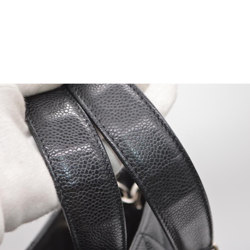 CHANEL シャネル/マトラッセキャビアスキンGSTチェーンレザートート/A50995//13590825/Aランク/89