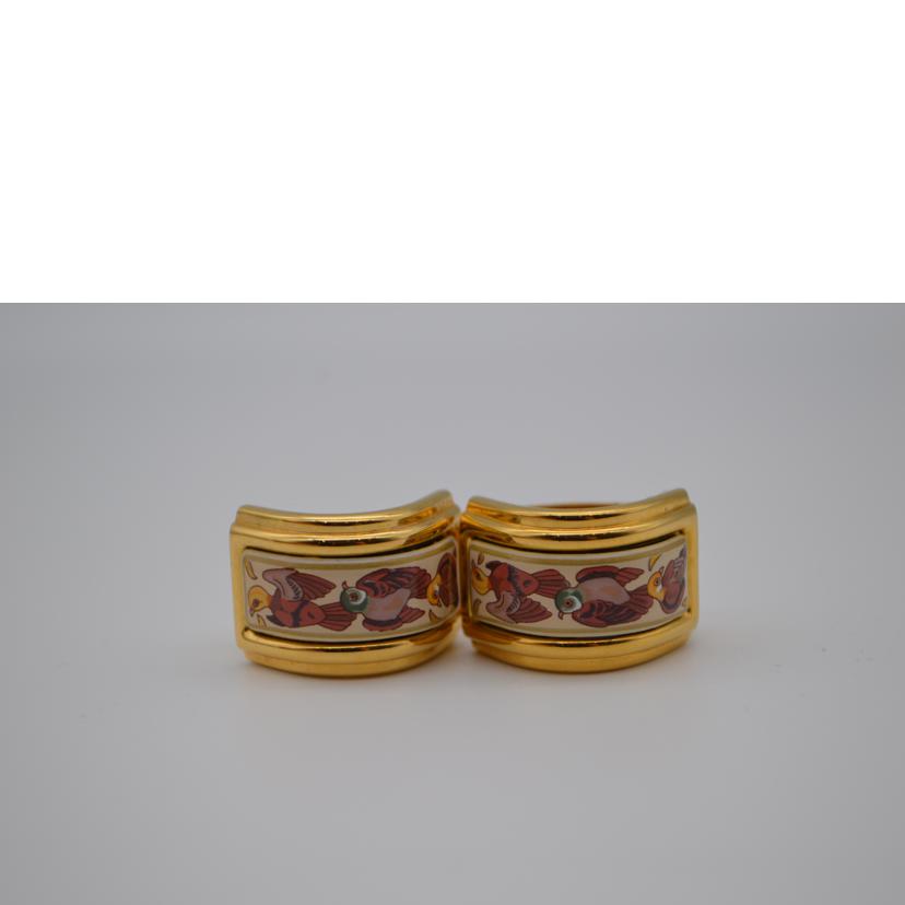 HERMES エルメス/エルマイユ七宝イヤリングGP//Aランク/89