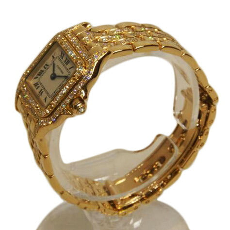 Cartier カルティエ/パンテールSM/K18YG750ダイヤベゼル/128000M//001723/Aランク/92
