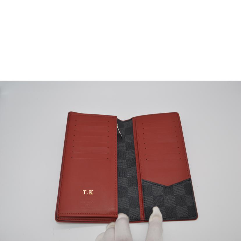 LV ルイヴィトン/ポルトフォイユ・ブラザ/グラフィット/ボルドー/N63254//SP1177/SAランク/89