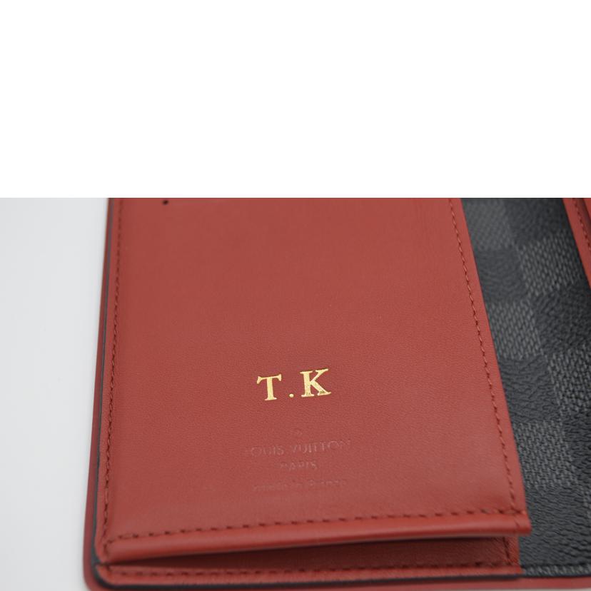 LV ルイヴィトン/ポルトフォイユ・ブラザ/グラフィット/ボルドー/N63254//SP1177/SAランク/89