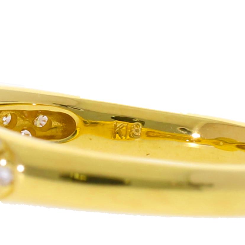 K18/K18ダイヤリング0.345/0.23#15/4.8//0.345/0.23/Aランク/75