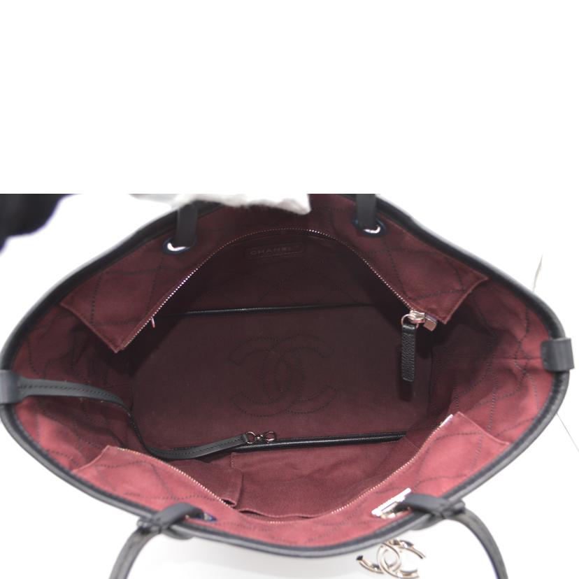 CHANEL シャネル/キャビスキンワイルドステッチオンザロードレザートート/A92211//19436270/Aランク/89