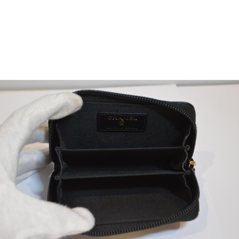 CHANEL シャネル/ラムスキンボーイシャネルコインケース/A80602//27627753/Aランク/89