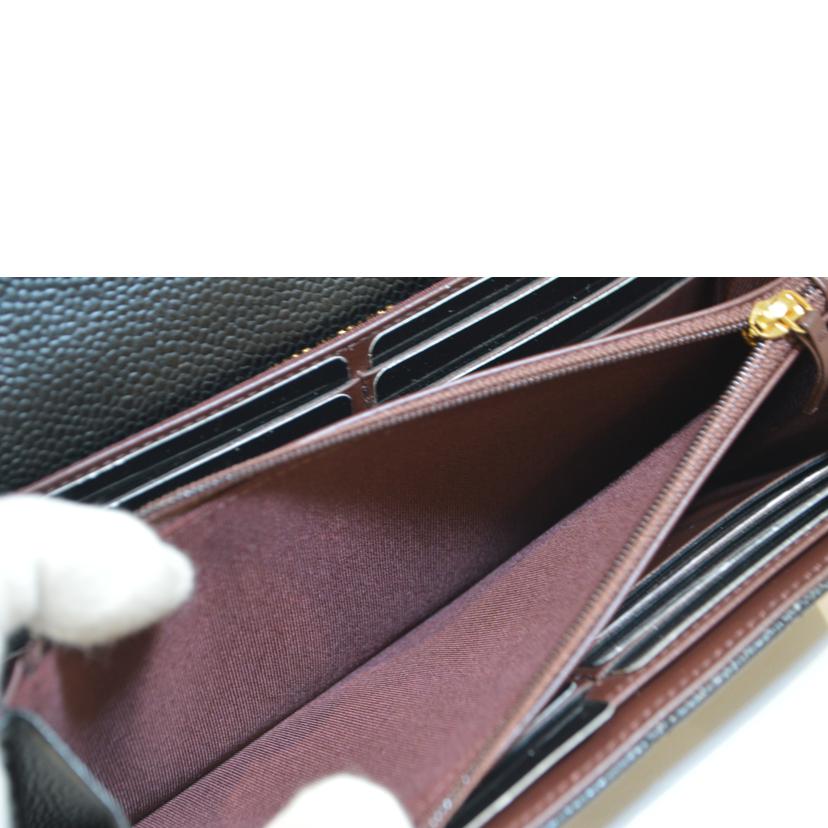 CHANEL シャネル/マトラッセキャブアスキンココマーク長財布/A80758//22636115/SAランク/89