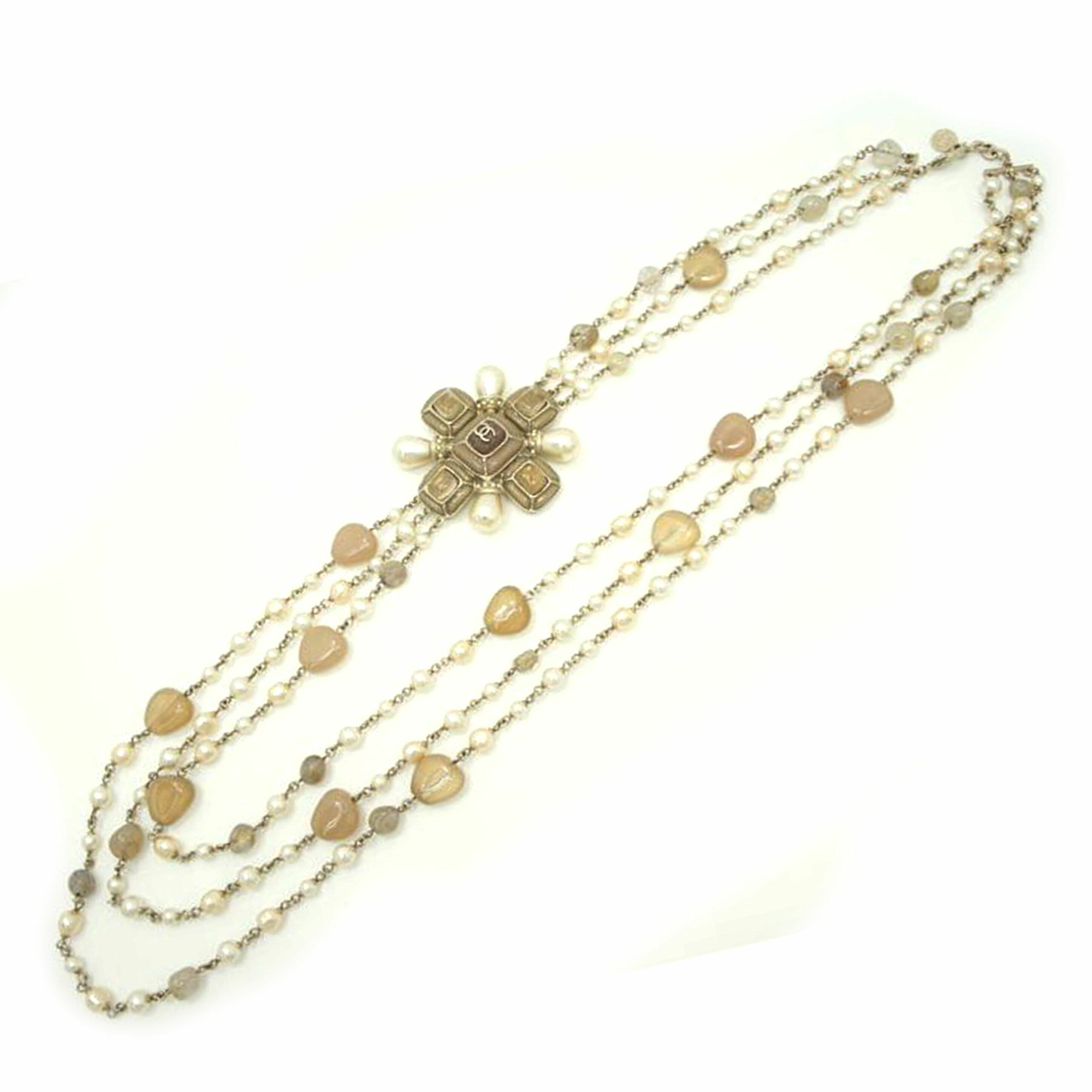 CHANEL シャネル/100周年記念フェイクパールネックレス/A14C//Bランク/75