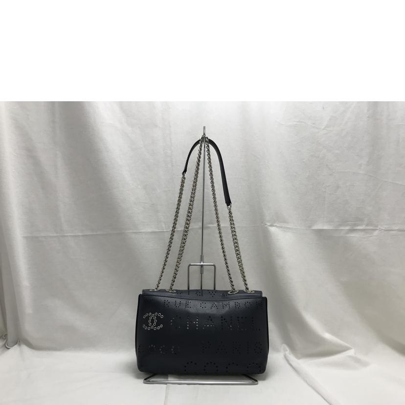 CHANEL シャネル/パンチングロゴチェーン ポーチナシ/A50299//27527435/ABランク/51