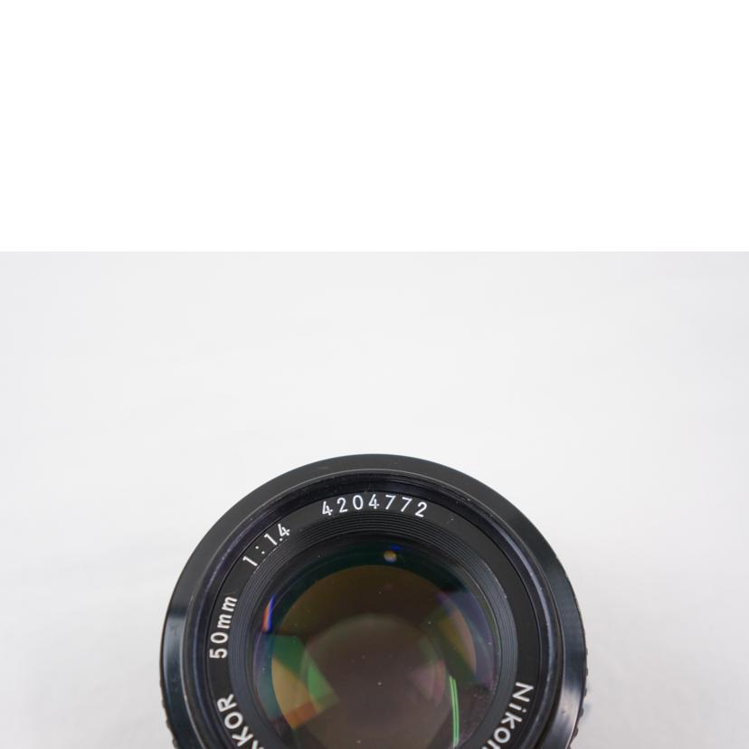 Nikon ニコン/交換レンズ/50 1.4/Ai NIKKOR 50mm F1.4//4204772/ABランク/67