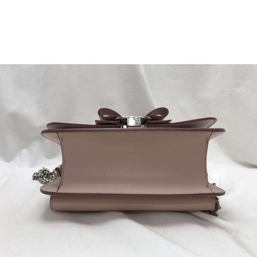 ferragamo フェラガモ/ヴァラリボン チェーンショルダー/FZ-21//G877/ABランク/51