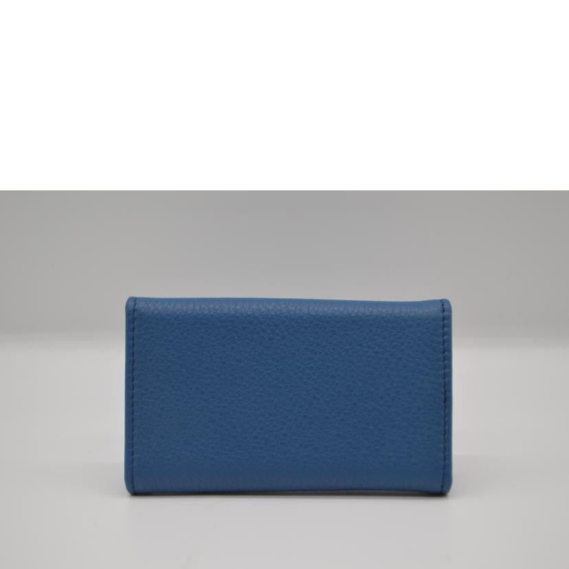 PRADA プラダ/ヴィッテログレインレザーキーケース6/コバルト/1PG222//1811/SAランク/89