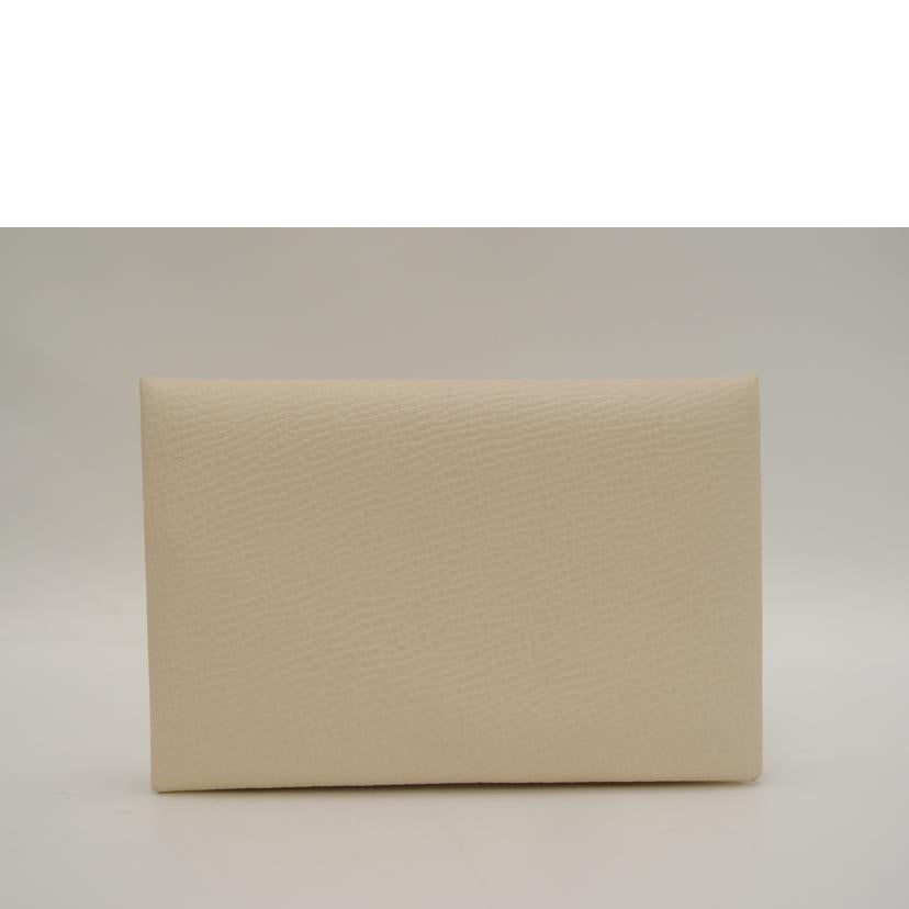 HERMES エルメス 2020年製 カードケース 名刺入れ レザー メンズ レディース/カルヴィ・ヴェルソ/ヴォーエプソン/ナタ×セサミ//Y刻印(2020)/Aランク/69