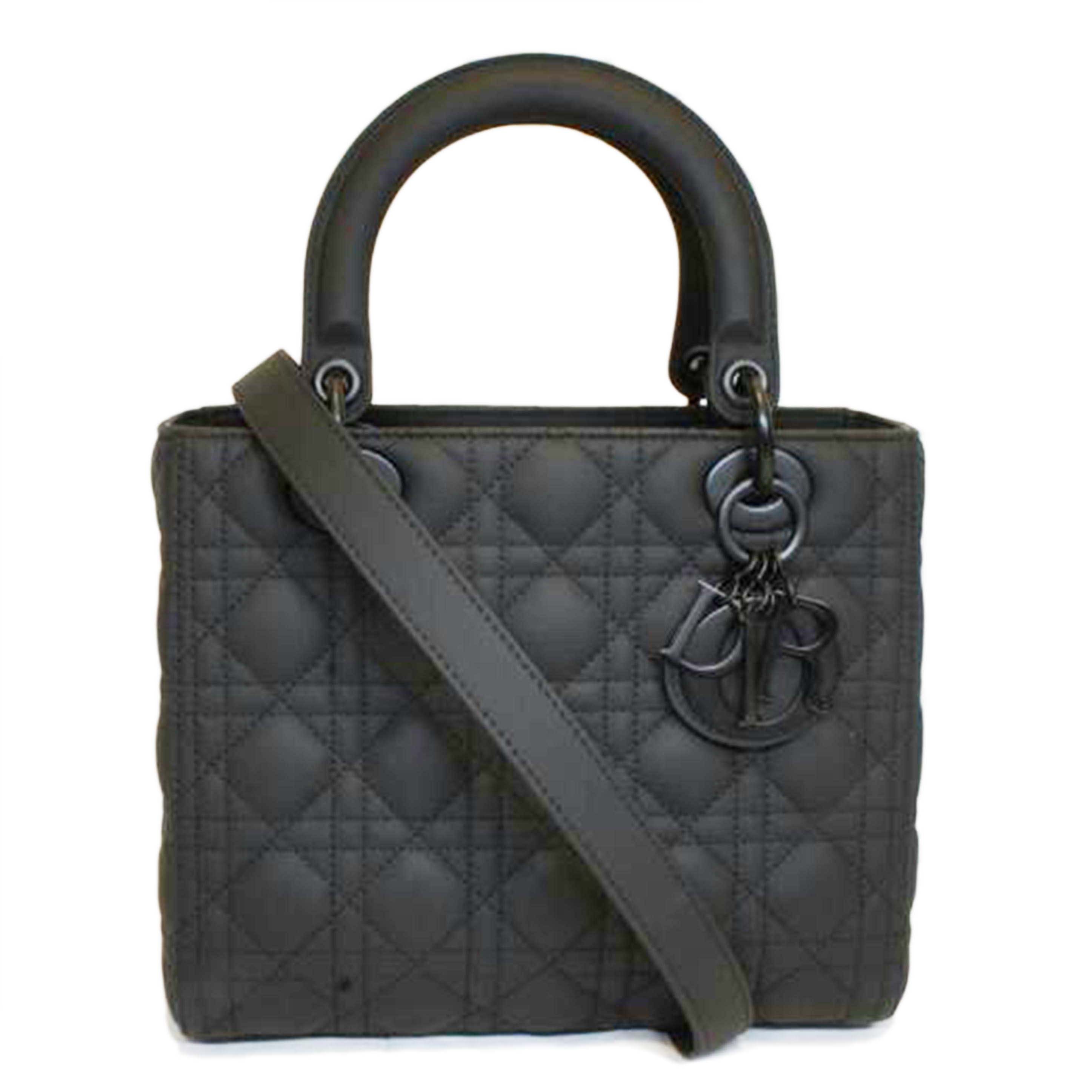 Dior ディオール/レディディオールカナージュウルトラマットブラック/18-MA-0231//Aランク/92