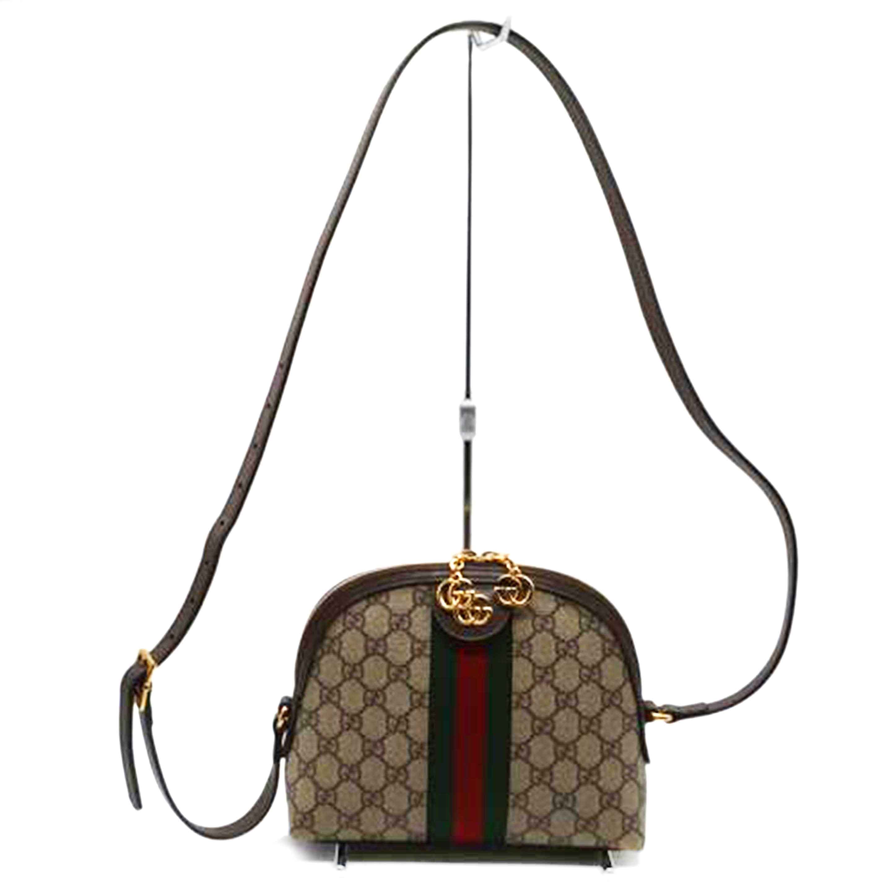 GUCCI/オフディアGGスプリームシェリーラインレザーショルダー/499621//467***/SAランク/89