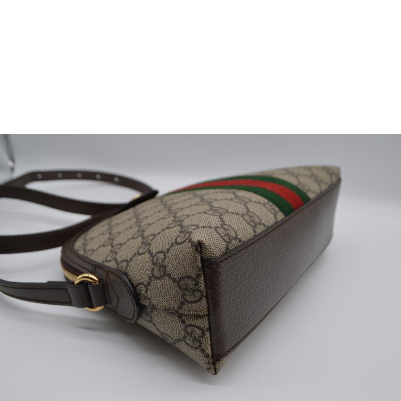 GUCCI/オフディアGGスプリームシェリーラインレザーショルダー/499621//467***/SAランク/89