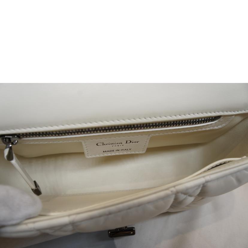 Dior ディオール/ディオールカロチェーンショルダーホワイト/M9241BNGK//Aランク/92