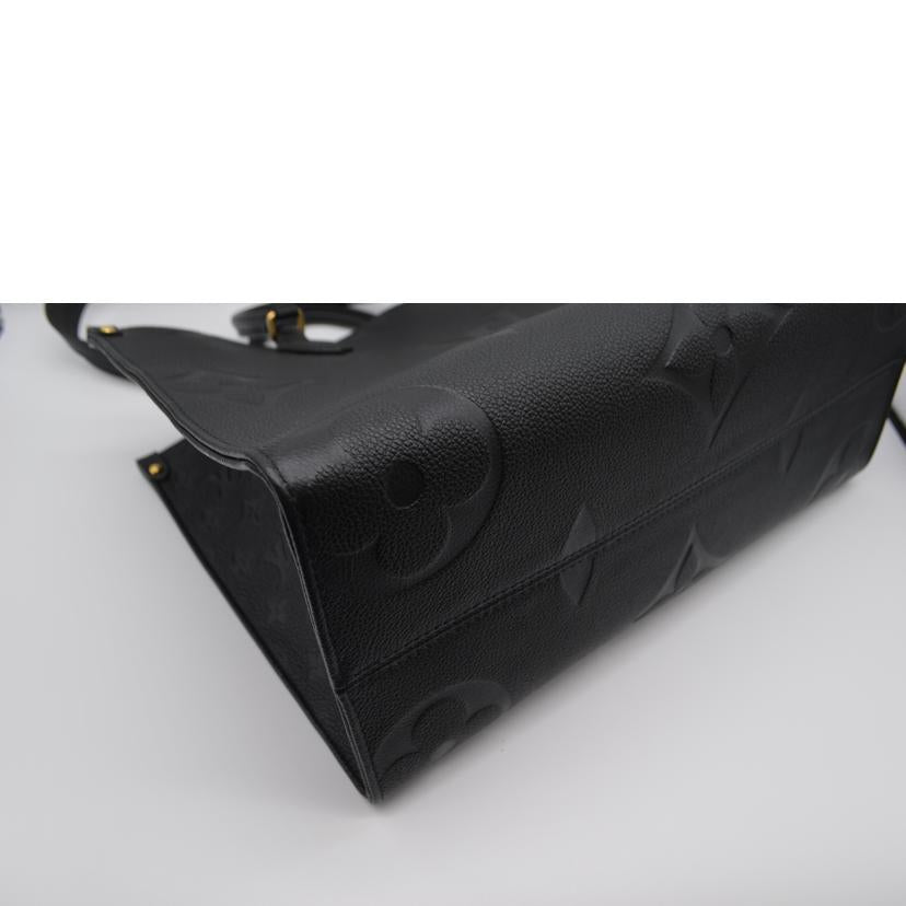 LV/オンザゴーMM/モノグラム・アンプラント/ノワール/M45595//DU4***/SAランク/89