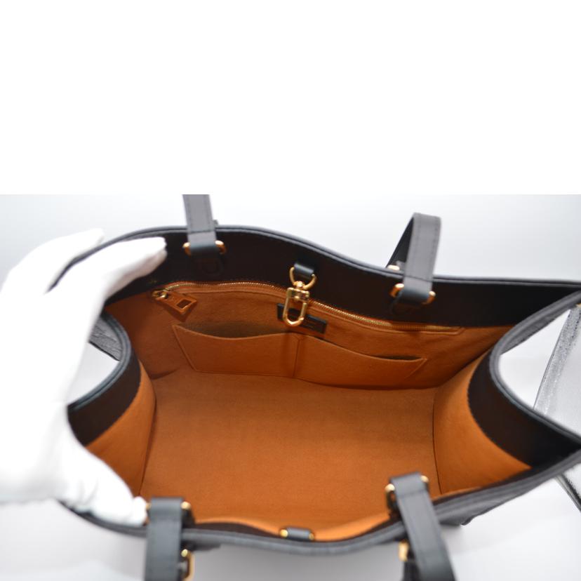 LV/オンザゴーMM/モノグラム・アンプラント/ノワール/M45595//DU4***/SAランク/89