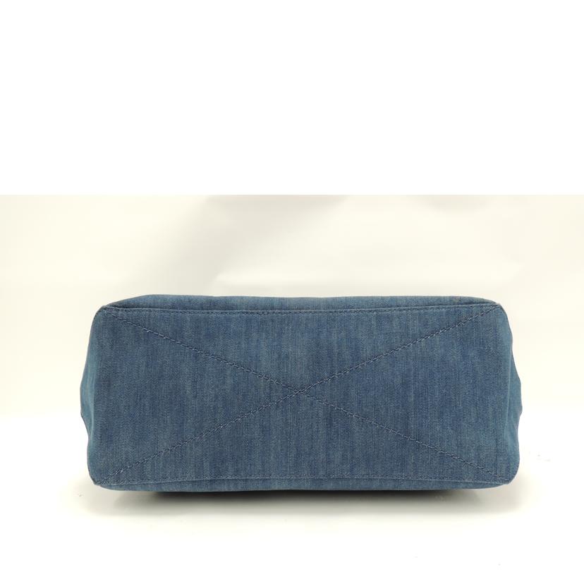 COACH コーチ/デニムトート/ブルー/91131//B2022/Aランク/69