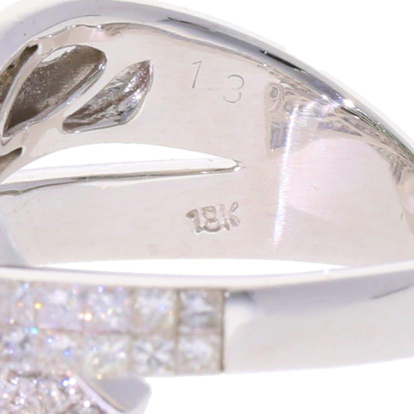 /18K/WGダイヤリング1.30/#14/477-06//Aランク/75