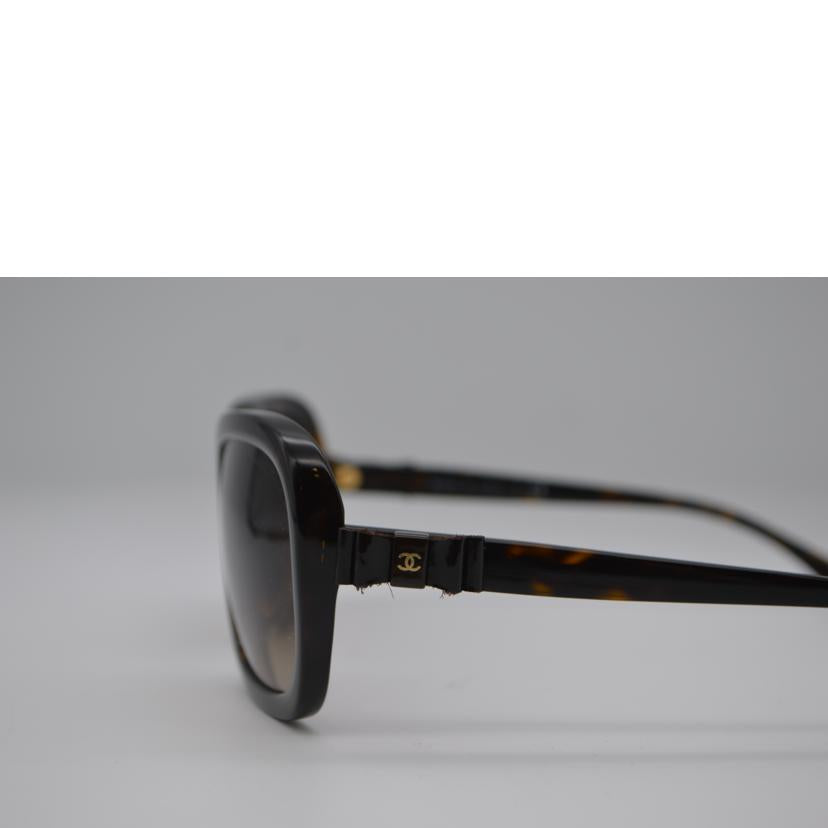CHANEL シャネル/ココマークサイドリボンサングラス/G鼈甲/5280-Q-A//C714/S5 58□18/Aランク/89