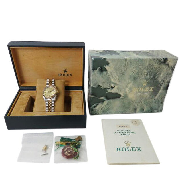 ROLEX ロレックス/デイトジャストYG×SS/ボーイズ/68273//R69****/Aランク/84