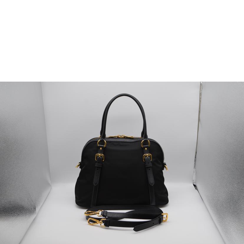 PRADA プラダ/テスートナイロンサフィアン2wayレザーハンド/ネロ/1BA013//158/SAランク/89