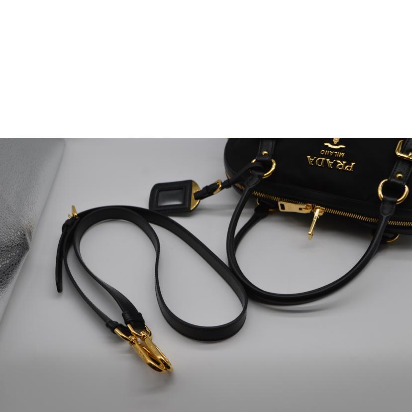 PRADA プラダ/テスートナイロンサフィアン2wayレザーハンド/ネロ/1BA013//158/SAランク/89