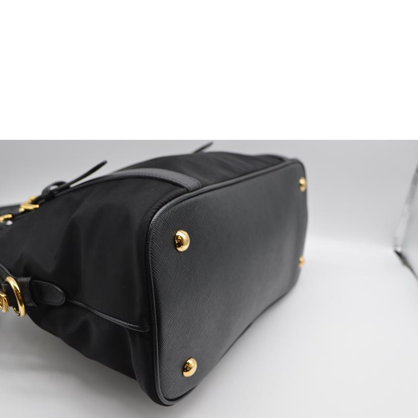 PRADA プラダ/テスートナイロンサフィアン2wayレザーハンド/ネロ/1BA013//158/SAランク/89