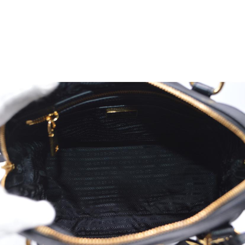 PRADA プラダ/テスートナイロンサフィアン2wayレザーハンド/ネロ/1BA013//158/SAランク/89