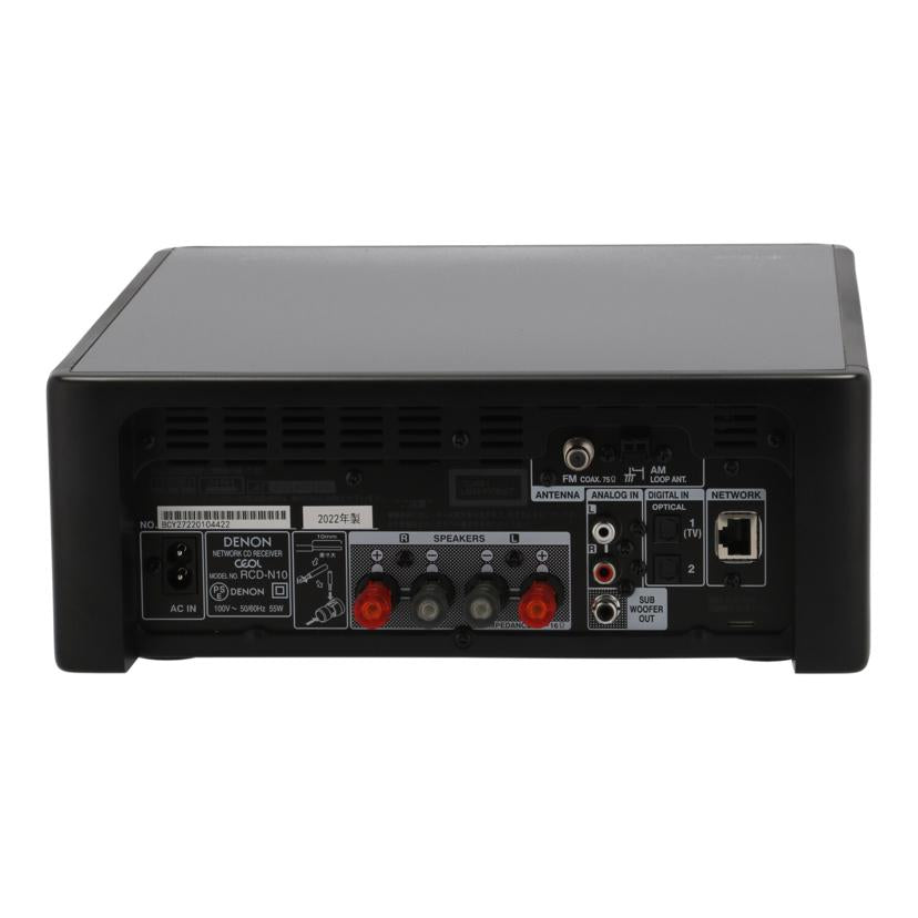 DENON デノン/CDレシーバー/RCD-N10//BCY27220104422/Bランク/82