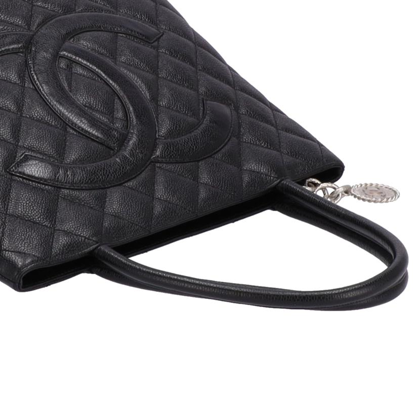 CHANEL シャネル ハンドバッグ シルバー金具/キャビアスキン復刻トート/A01804//6391172/ABランク/75