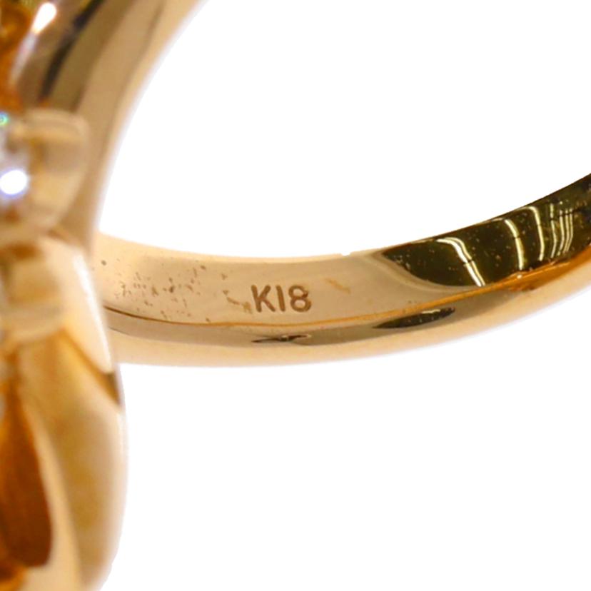 K18/K18PGダイヤリング0.40/#12.5/10.2//0.40/Aランク/75