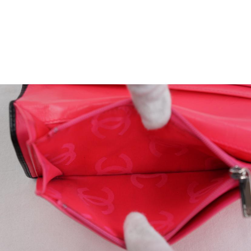 CHANEL シャネル/カンボンラインロングウォレット//9454895/ABランク/67