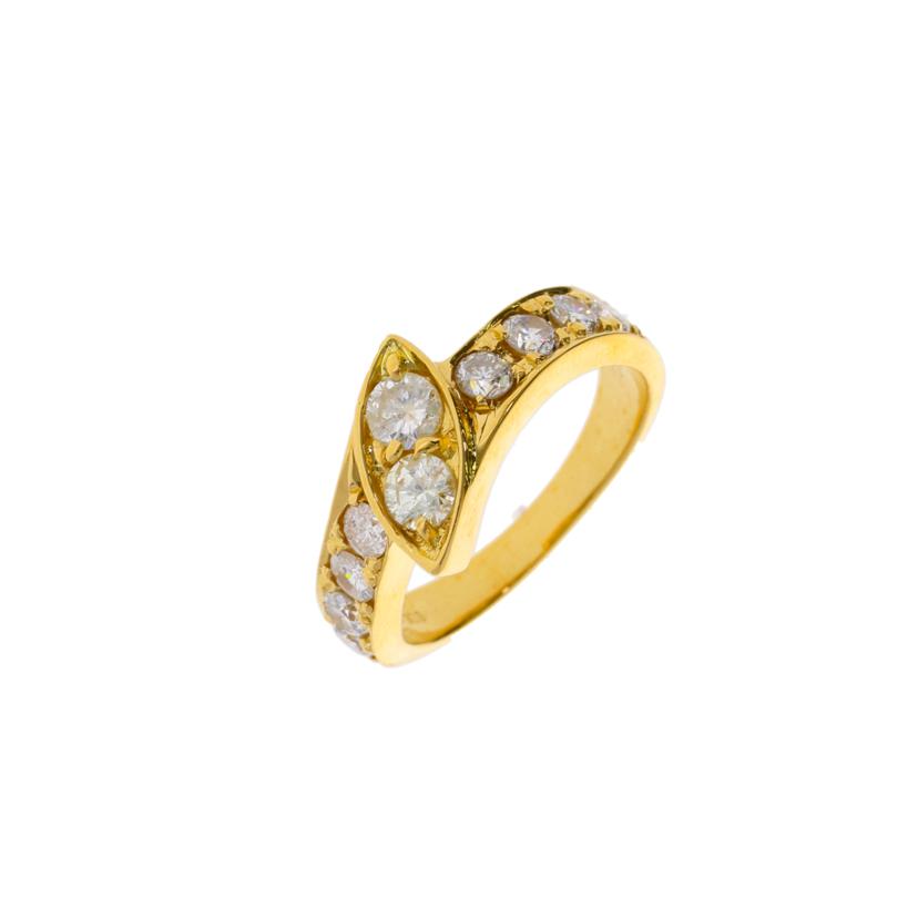 K18/K18ダイヤリング1.05ct/#12/5.1//1.05/Aランク/75