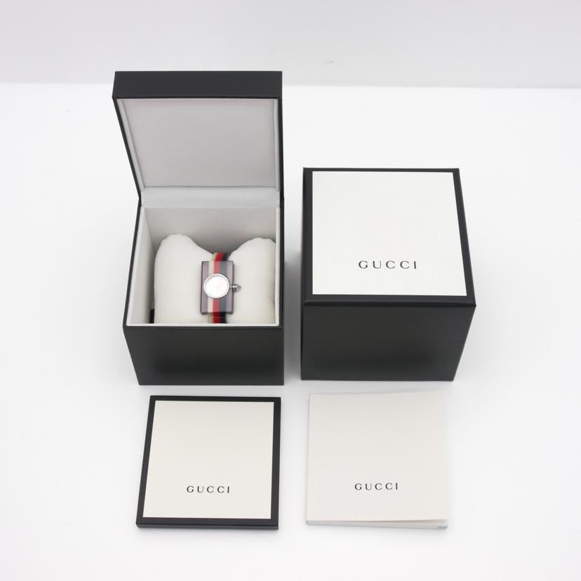 GUCCI グッチ/ヴィンテージウェブ トリコロール/クオーツ/YA143523//17404844/Aランク/75