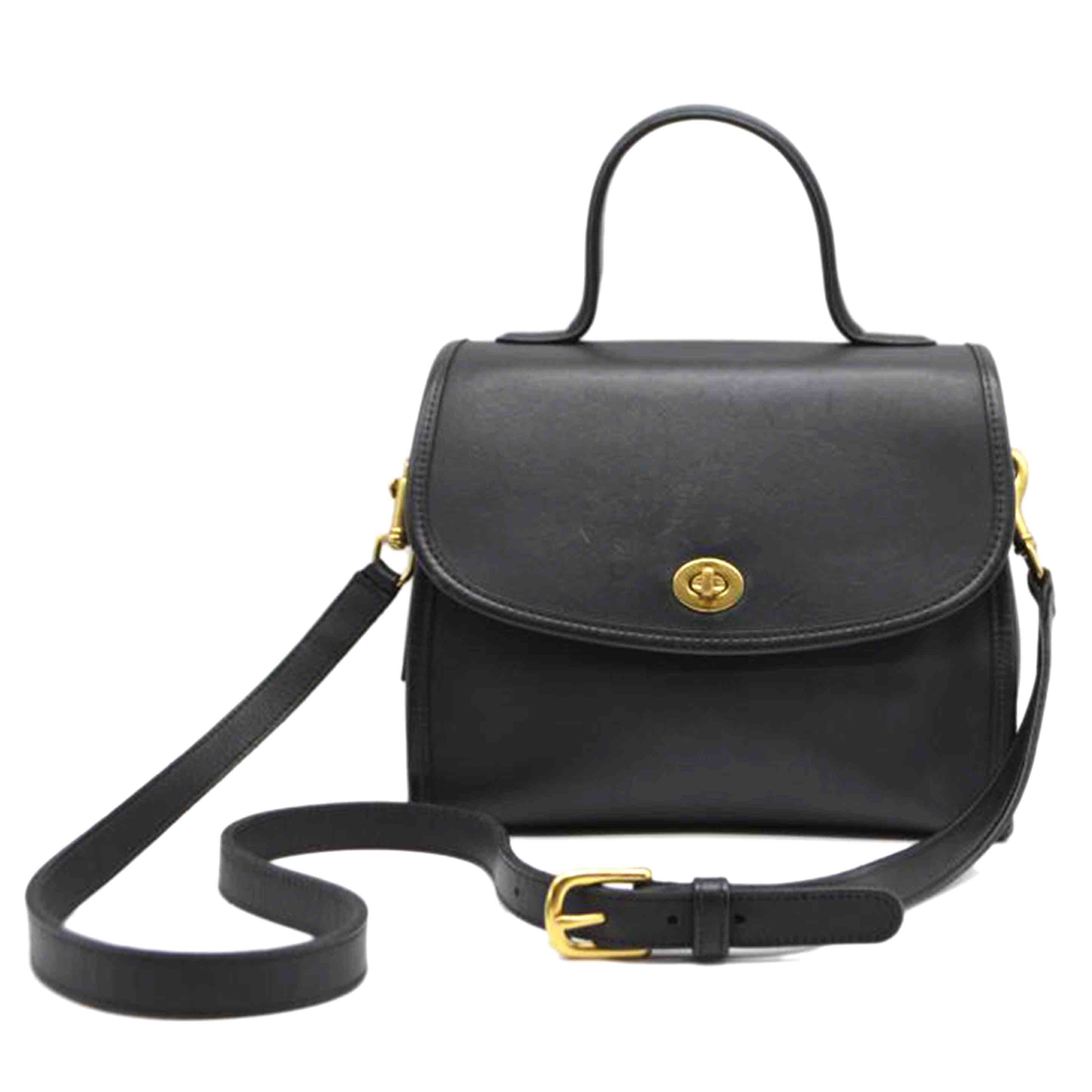 COACH コーチ/オールドコーチターンロック2wayレザーハンド/9977//D6C/Bランク/89