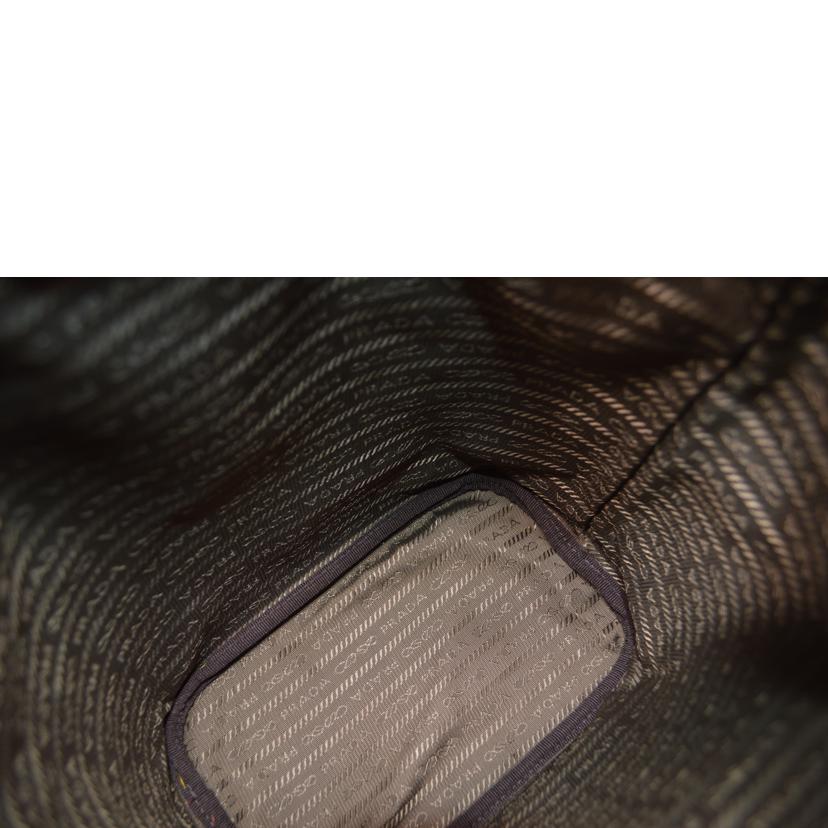 PRADA プラダ/ロゴジャガード2wayレザーハンド/コルダ/1BH097//158/C/Sランク/89