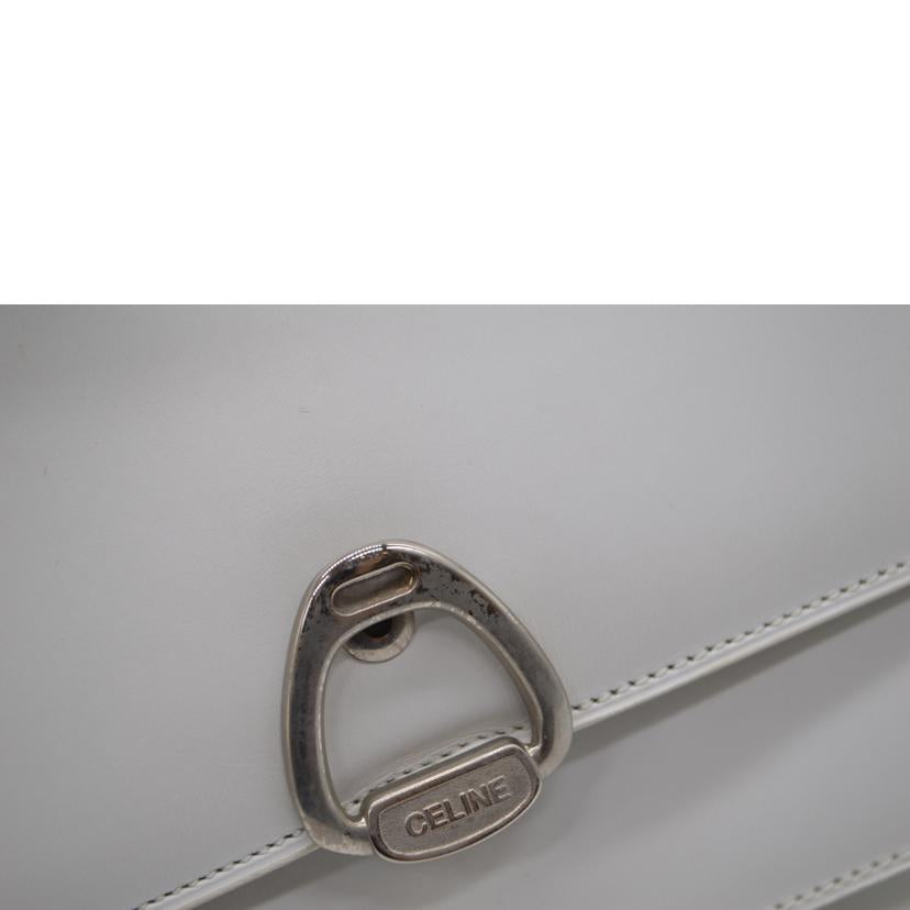CELINE セリーヌ/ヴィンテージホワイトレザーハンド//JT0*/ABランク/89