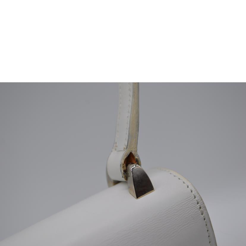 CELINE セリーヌ/ヴィンテージホワイトレザーハンド//JT0*/ABランク/89