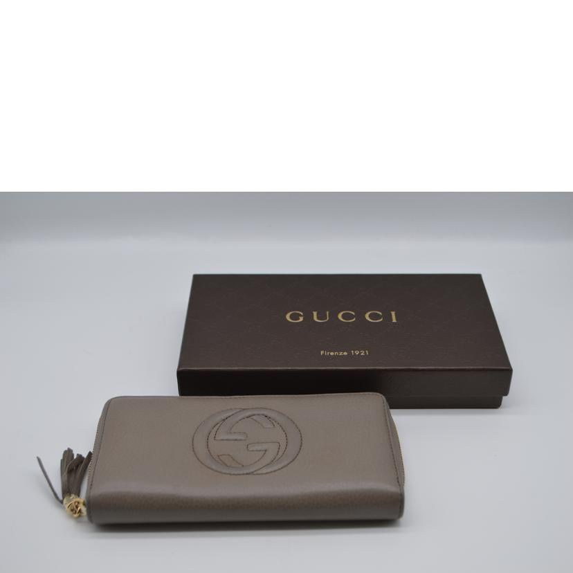 GUCCI/ソーホーインターロッキングGラウントファスナー長財布/308004//47844/ABランク/89