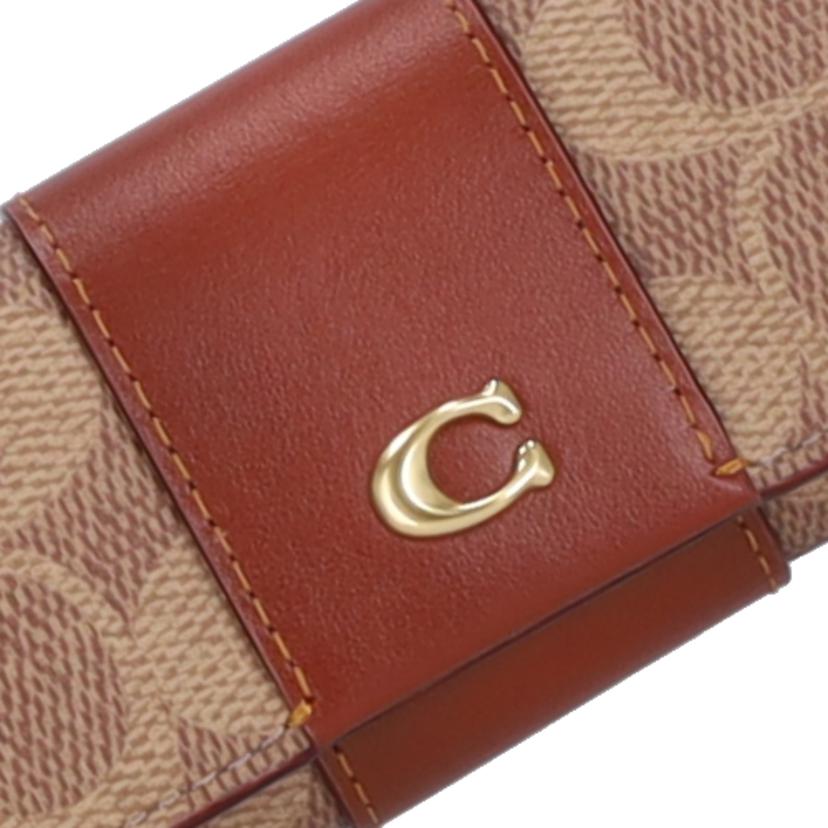 COACH コーチ/6リングキーケースシグネチャーキャンバス/CI196//L22**/Aランク94