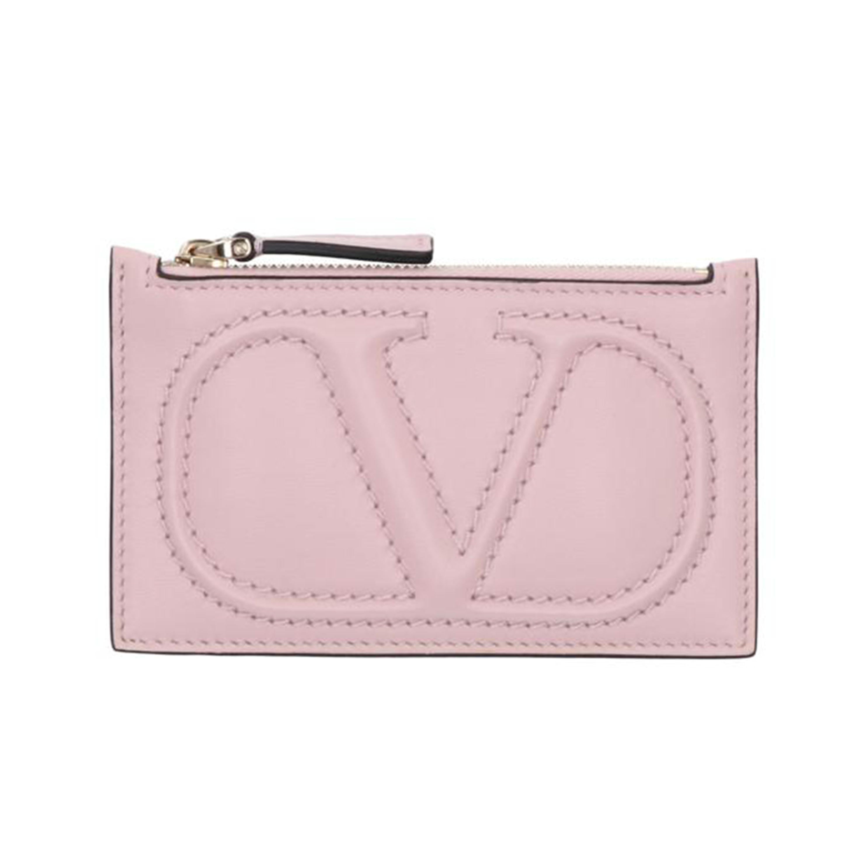 VALENTINO ヴァレンチノ/Vロゴ/カーフスキン/コインパース//ICタ**/SAランク/75