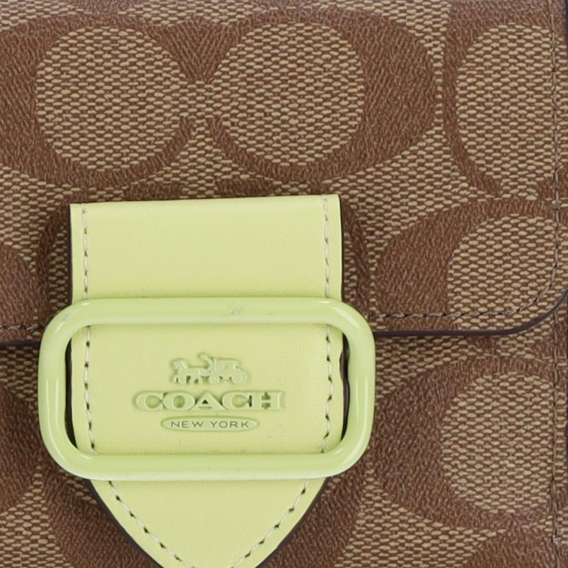 COACH コーチ/スモールモーガンウオレットシグネチャーキャンバス/CJ690//C23**/Aランク94