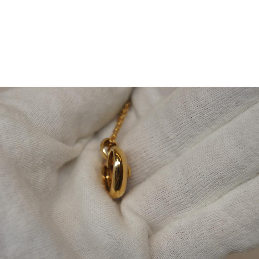 HERMES エルメス/K18YGダイヤハートNCオランプHロゴ//70121/ABランク/92