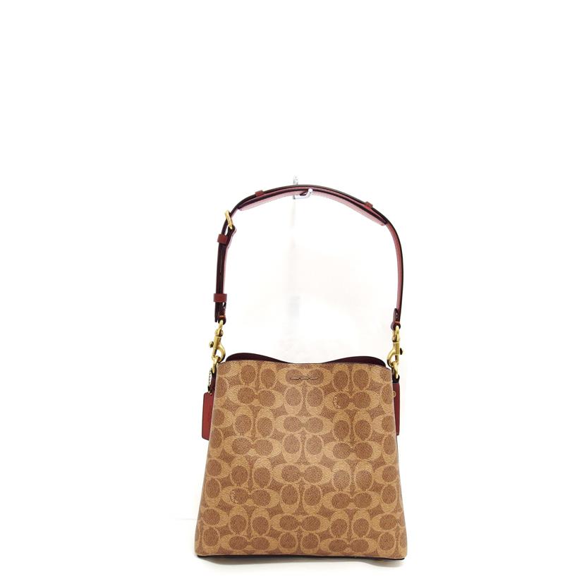 COACH コーチ ハンドバッグ トートバッグ/ウィロウバケット/シグネチャー2WAYショルダーバッグ/C3890//E21**/Aランク/04