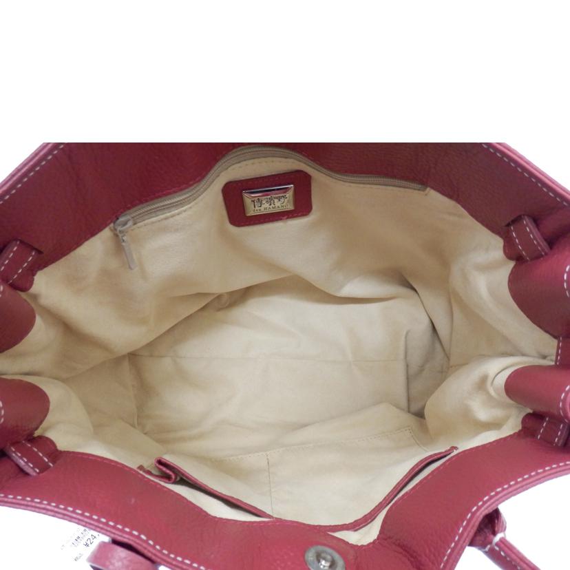 HAMANO 傳濱野/レザーハンドバック/ //ABランク/88