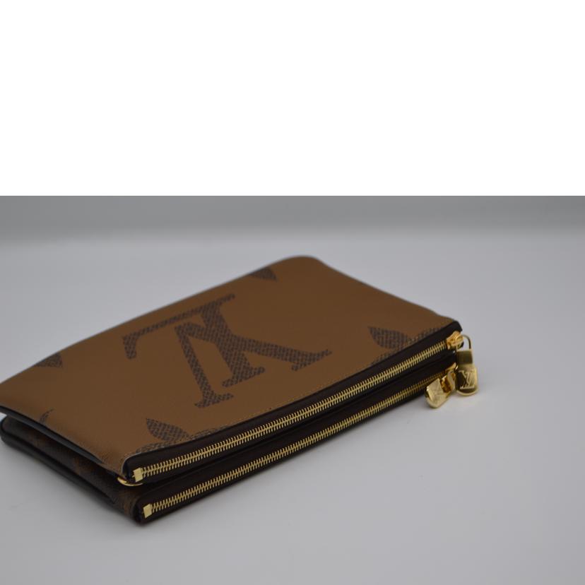 LV ルイヴィトン/ポシェット・ドゥーブル・ジップ/モノグラム・ジャイアント/M69203//RFIDタグ/SAランク/89